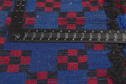 6 x 11 - Blue Vintage Beni MGuild Moroccan Rug - 21920