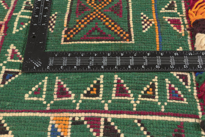 7 x 16 - Green Vintage Beni MGuild Moroccan Rug - 21922