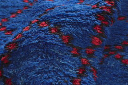 6 x 12 - Blue Vintage Beni MGuild Moroccan Rug - 21923