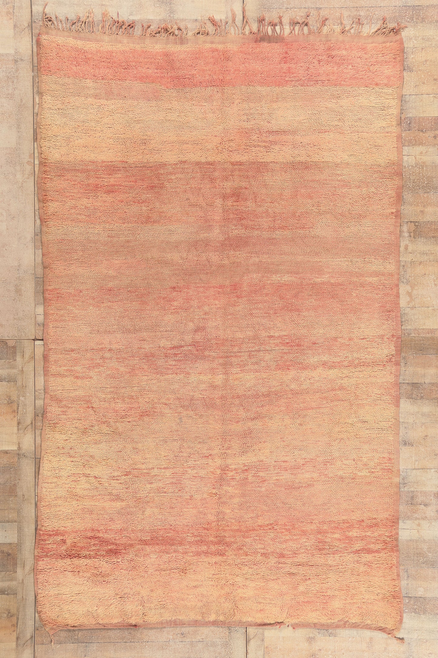 6 x 11 - Pink Vintage Beni Mrirt Moroccan Rug - 21924