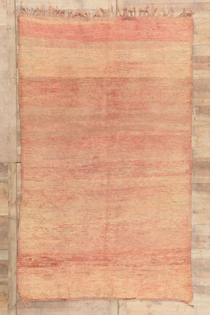 6 x 11 - Pink Vintage Beni Mrirt Moroccan Rug - 21924