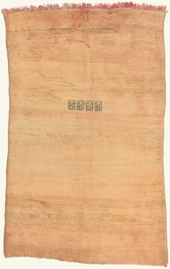 6 x 10 - Peach Vintage Beni MGuild Moroccan Rug - 21925