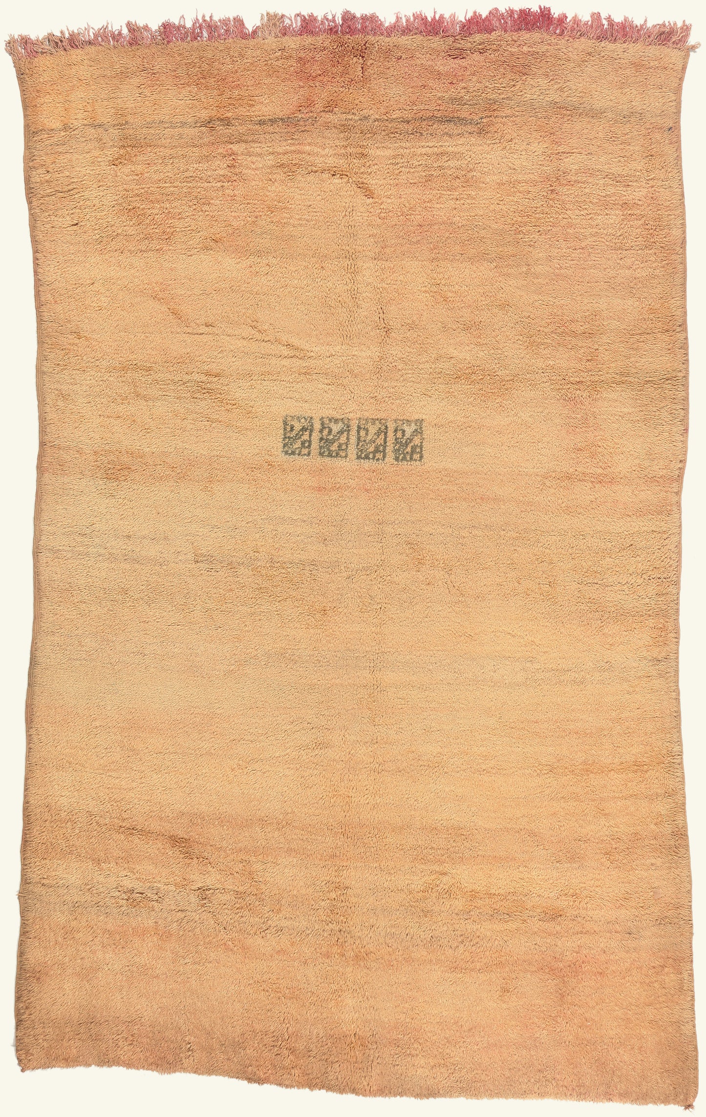 6 x 10 - Peach Vintage Beni MGuild Moroccan Rug - 21925