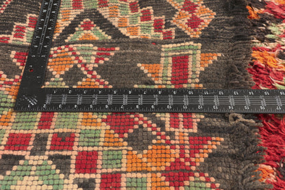 8 x 11 - Red Vintage Beni MGuild Moroccan Rug - 21926