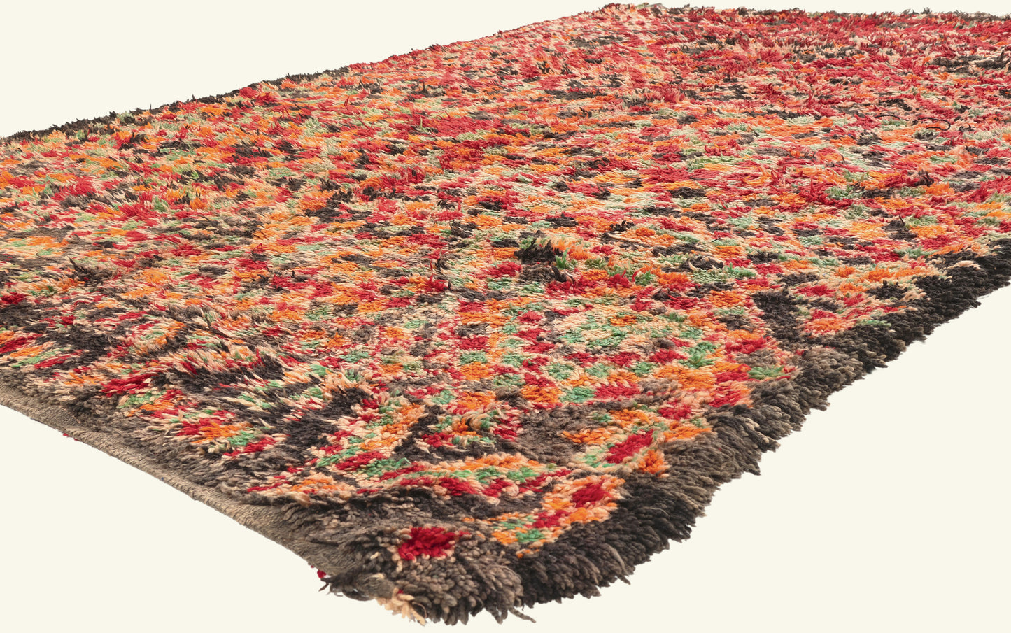 8 x 11 - Red Vintage Beni MGuild Moroccan Rug - 21926
