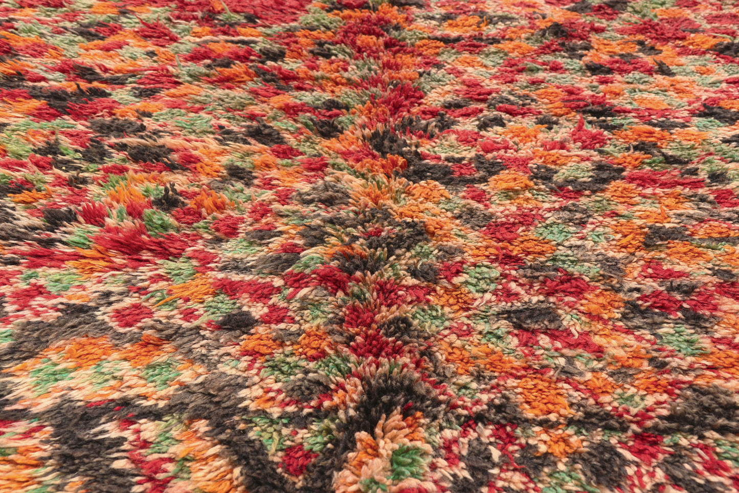 8 x 11 - Red Vintage Beni MGuild Moroccan Rug - 21926