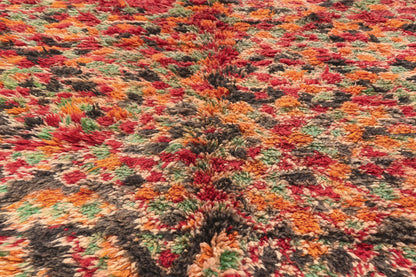 8 x 11 - Red Vintage Beni MGuild Moroccan Rug - 21926