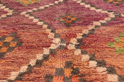 6 x 15 - Magenta Vintage Boujad Moroccan Rug - 21927
