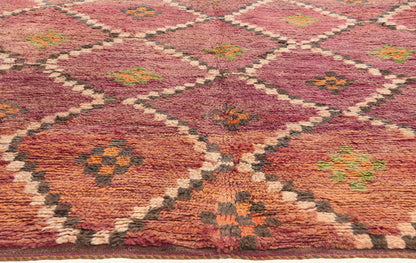 6 x 15 - Magenta Vintage Boujad Moroccan Rug - 21927