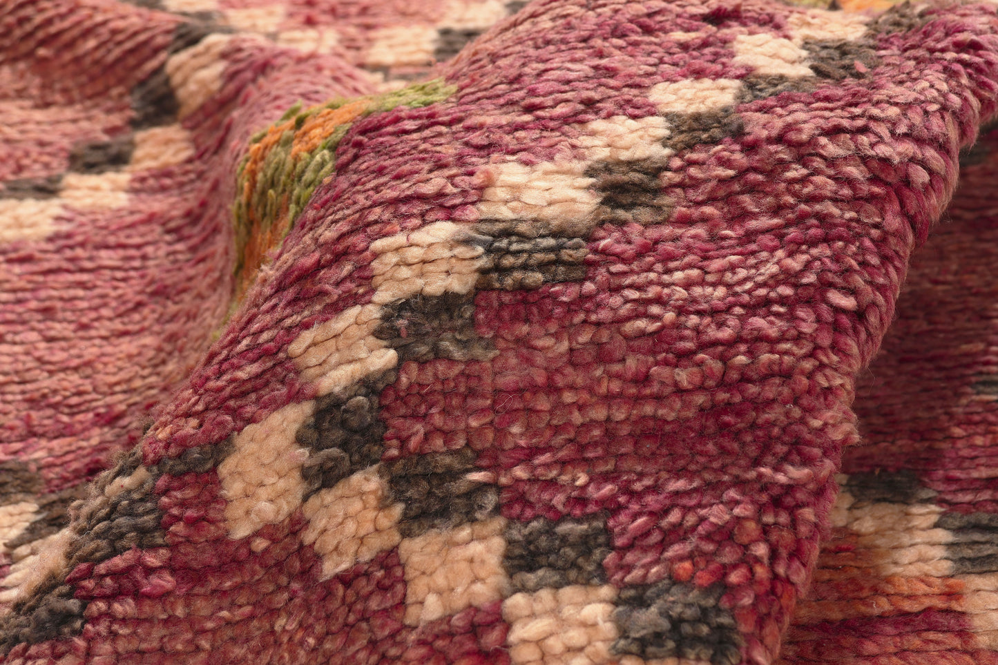 6 x 15 - Magenta Vintage Boujad Moroccan Rug - 21927