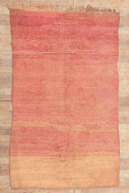 5 x 9 - Pink Vintage Beni Mrirt Moroccan Rug - 21929