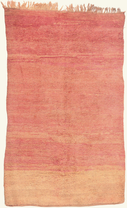5 x 9 - Pink Vintage Beni Mrirt Moroccan Rug - 21929