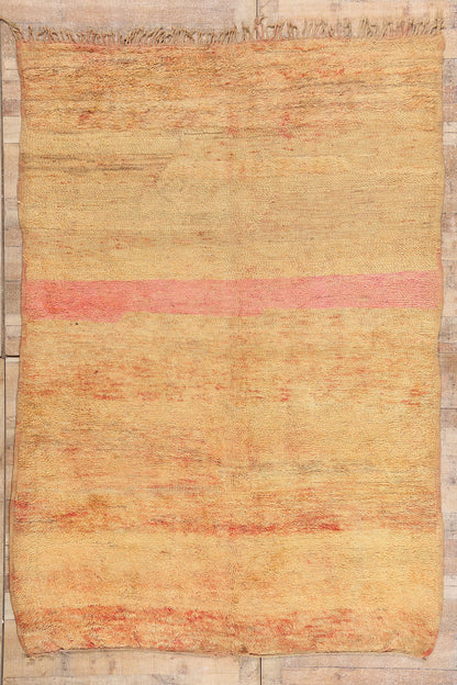 7 x 10 - Peach Vintage Beni MGuild Moroccan Rug - 21930