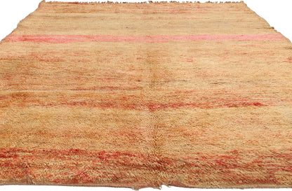 7 x 10 - Peach Vintage Beni MGuild Moroccan Rug - 21930