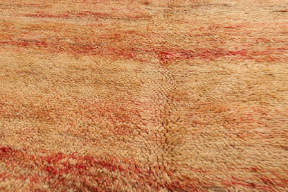 7 x 10 - Peach Vintage Beni MGuild Moroccan Rug - 21930