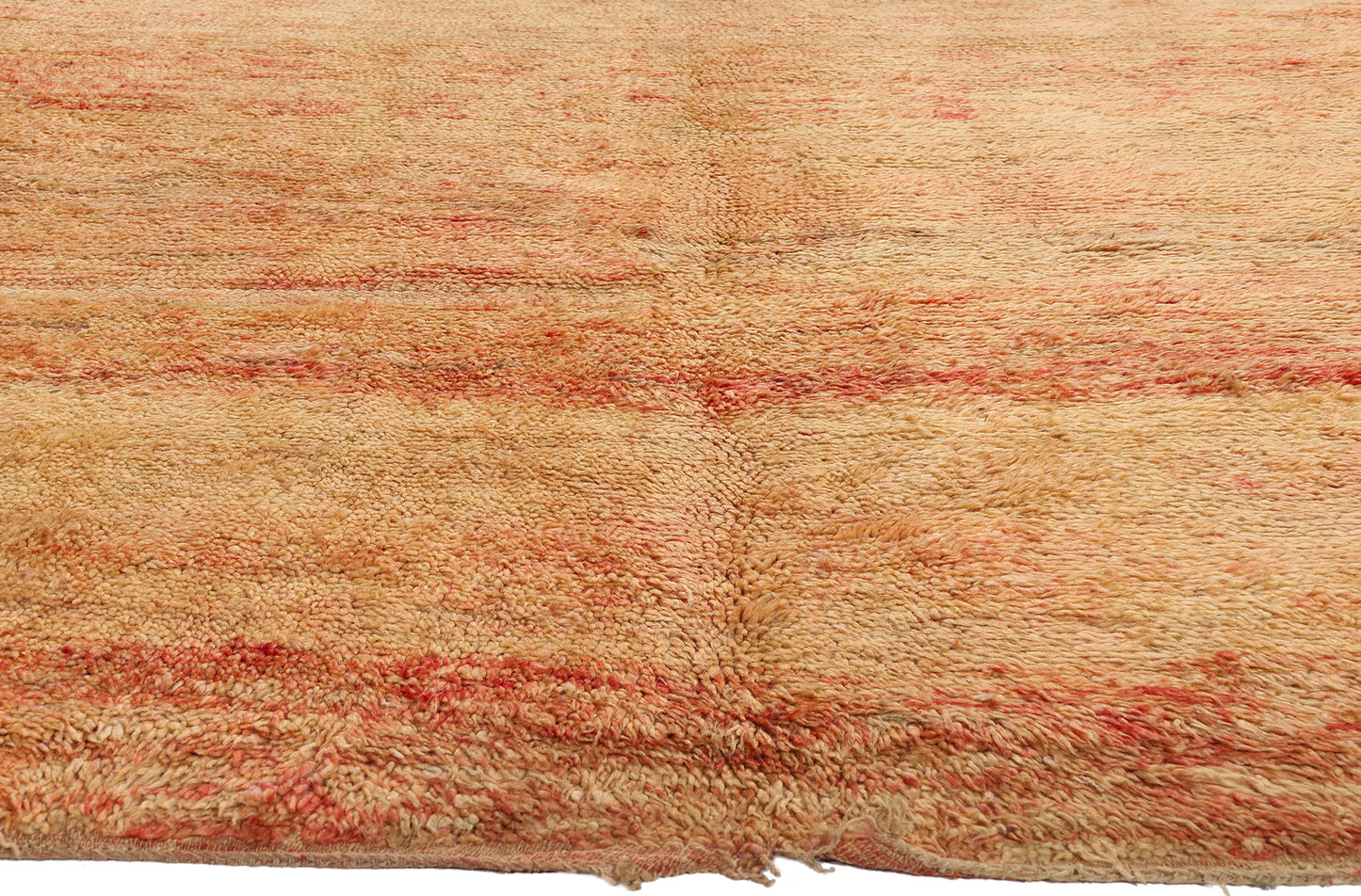 7 x 10 - Peach Vintage Beni MGuild Moroccan Rug - 21930