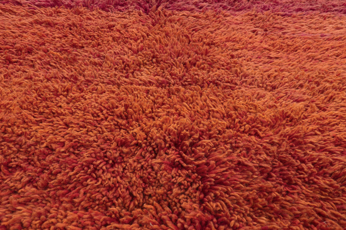 7 x 9 - Rust Vintage Beni Mrirt Moroccan Rug - 21931