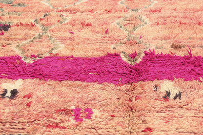 6 x 9 - Pink Vintage Boujad Moroccan Rug - 21932