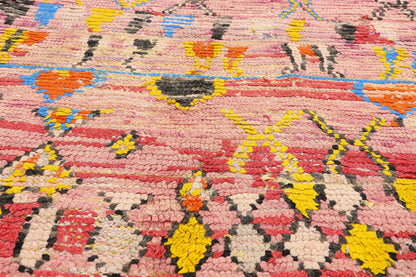 4 x 8 - Pink Vintage Boujad Moroccan Rug - 21937