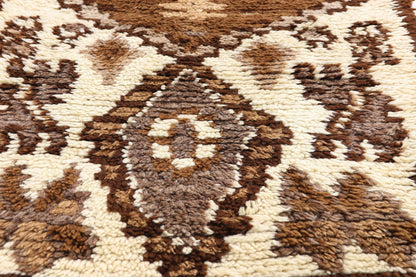 2 x 7 - Ivory Vintage Azilal Moroccan Rug - 21940