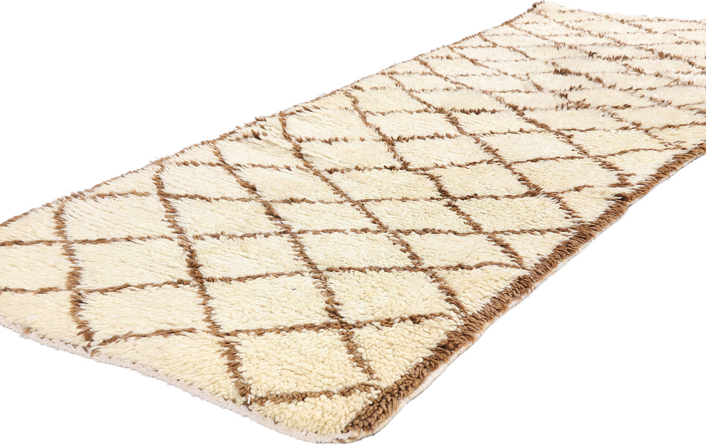 2 x 6 - Ivory Vintage Azilal Moroccan Rug - 21944