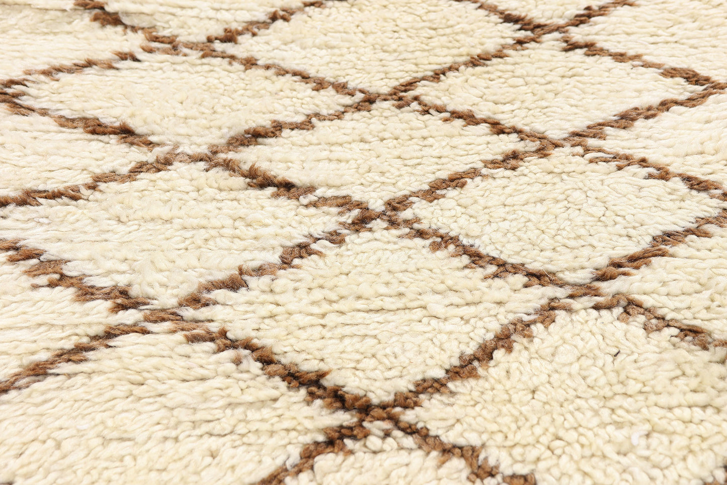 2 x 6 - Ivory Vintage Azilal Moroccan Rug - 21944