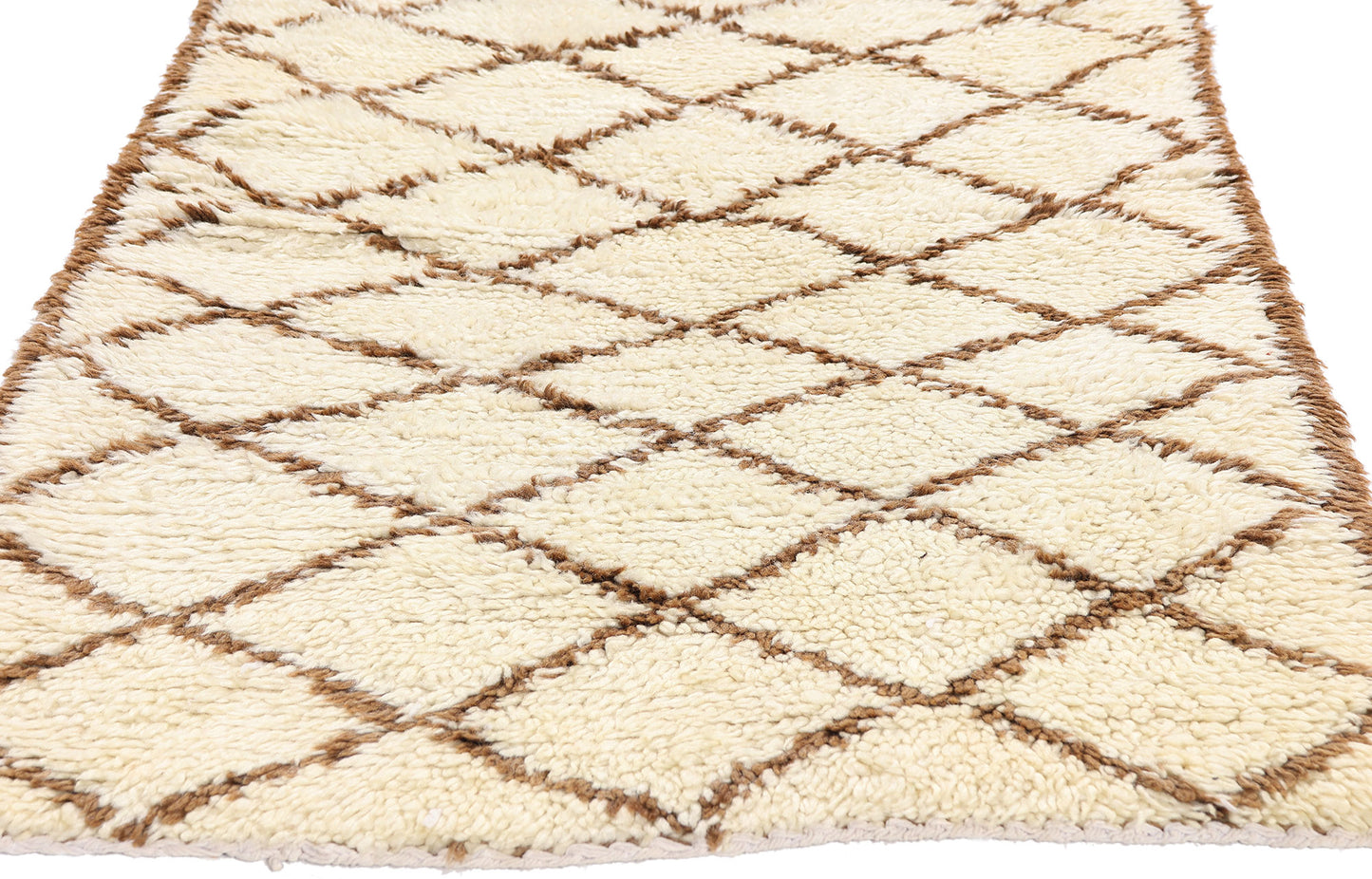 2 x 6 - Ivory Vintage Azilal Moroccan Rug - 21944