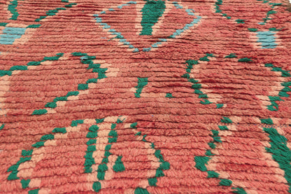 3 x 19 - Red Vintage Boujad Moroccan Rug - 21950