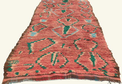 3 x 19 - Red Vintage Boujad Moroccan Rug - 21950
