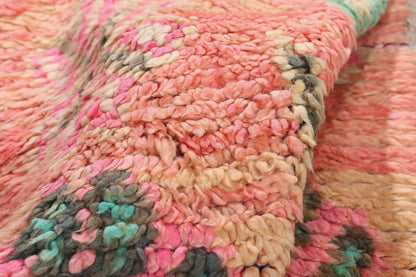 2 x 12 - Pink Vintage Boujad Moroccan Rug - 21951