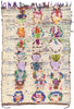 5 x 7 - Ivory Vintage Azilal Moroccan Rug - 21955