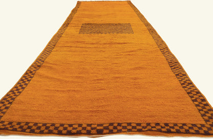 4 x 19 - Orange Vintage Taznakht Moroccan Rug - 21972