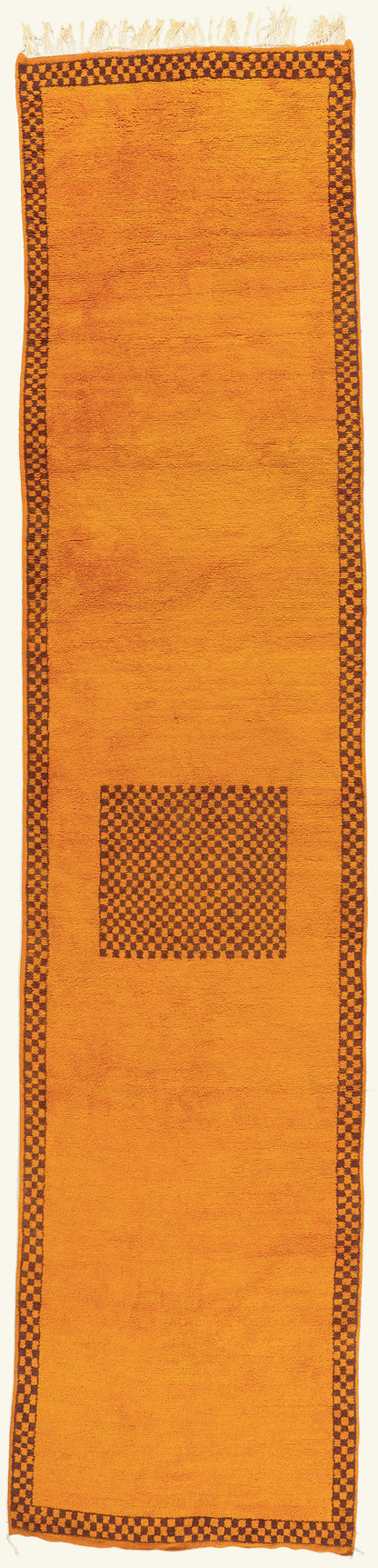 4 x 19 - Orange Vintage Taznakht Moroccan Rug - 21972