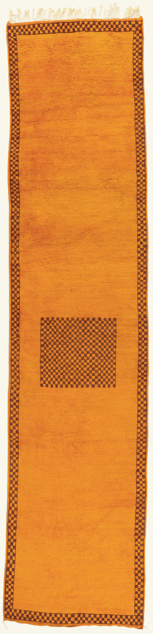 4 x 19 - Orange Vintage Taznakht Moroccan Rug - 21972