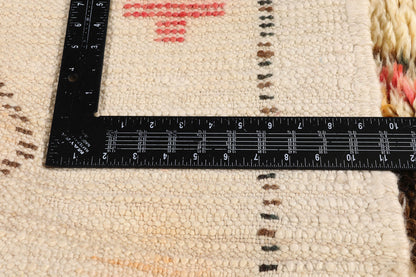 3 x 6 - Ivory Vintage Azilal Moroccan Rug - 21973