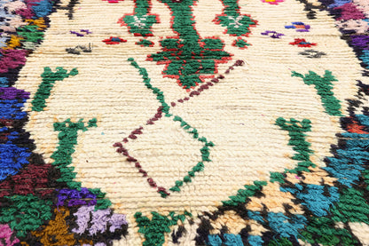 3 x 5 - Ivory Vintage Azilal Moroccan Rug - 21982