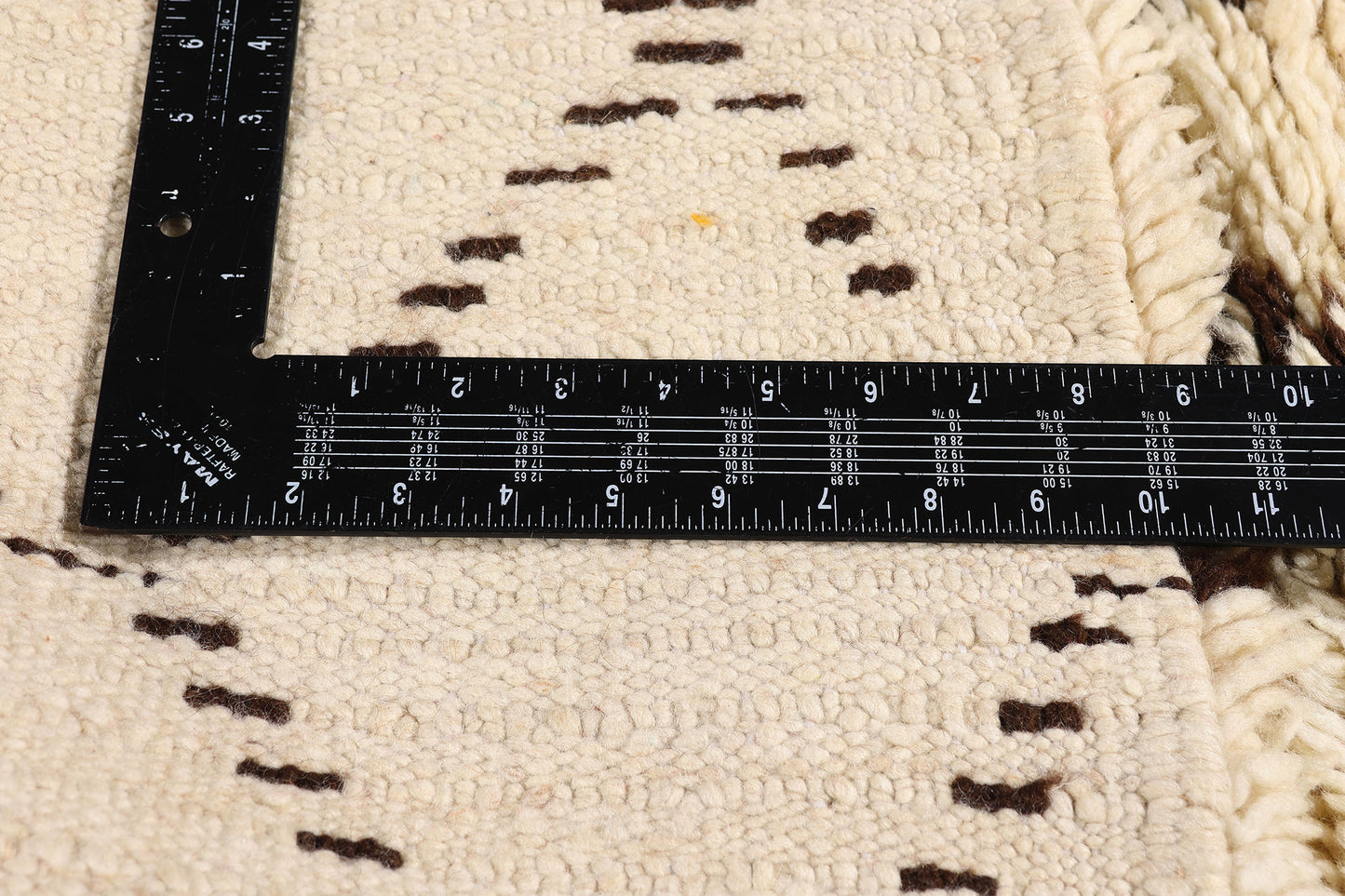 3 x 6 - Ivory Vintage Azilal Moroccan Rug - 21986