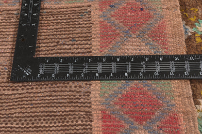 4 x 8 - Brown Vintage Boujad Moroccan Rug - 21991