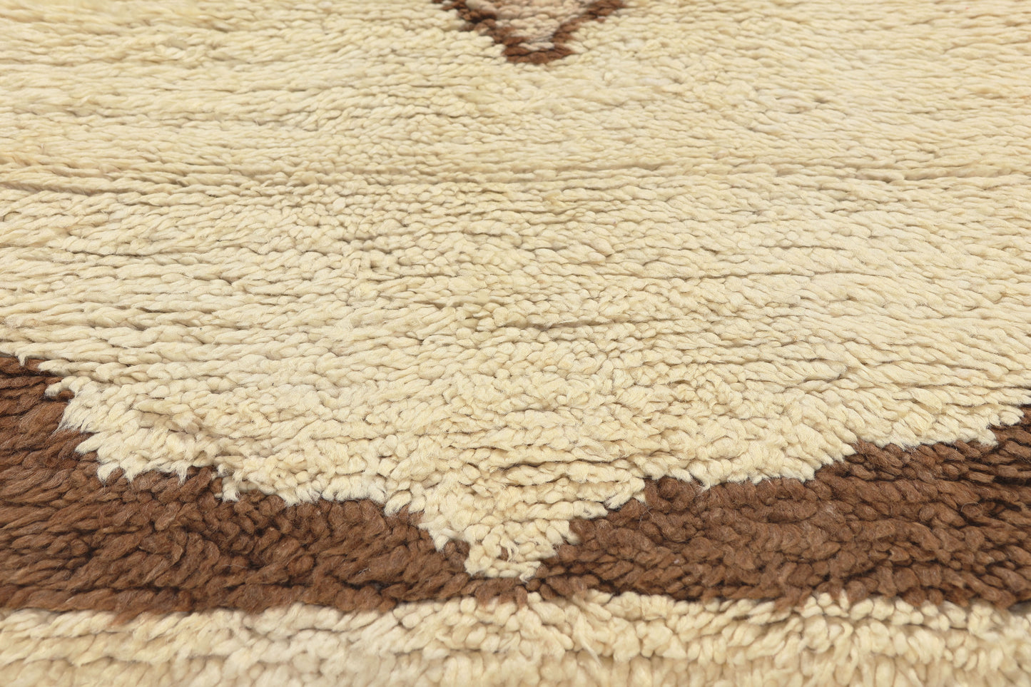 3 x 6 - Ivory Vintage Azilal Moroccan Rug - 21997