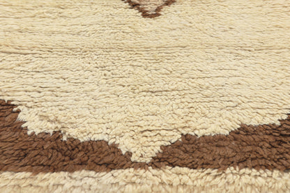 3 x 6 - Ivory Vintage Azilal Moroccan Rug - 21997