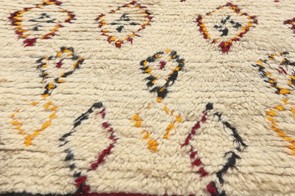 3 x 8 - Ivory Vintage Azilal Moroccan Rug - 21998