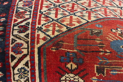 2 x 2 Antique Caucasian Kuba Rug Pillow 78932
