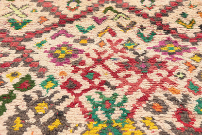 3 x 5 - Ivory Vintage Azilal Moroccan Rug - 22000