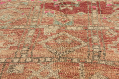 5 x 6 - Rust Vintage Beni MGuild Moroccan Rug - 22007