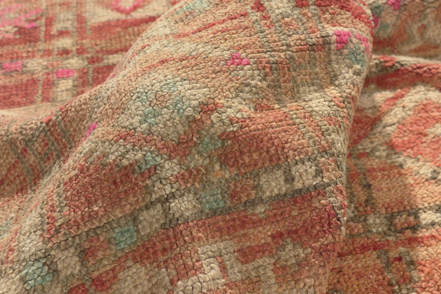 5 x 6 - Rust Vintage Beni MGuild Moroccan Rug - 22007