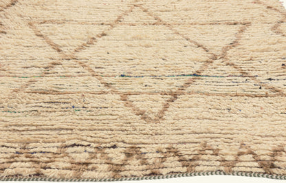 3 x 5 - Ivory Vintage Azilal Moroccan Rug - 22009