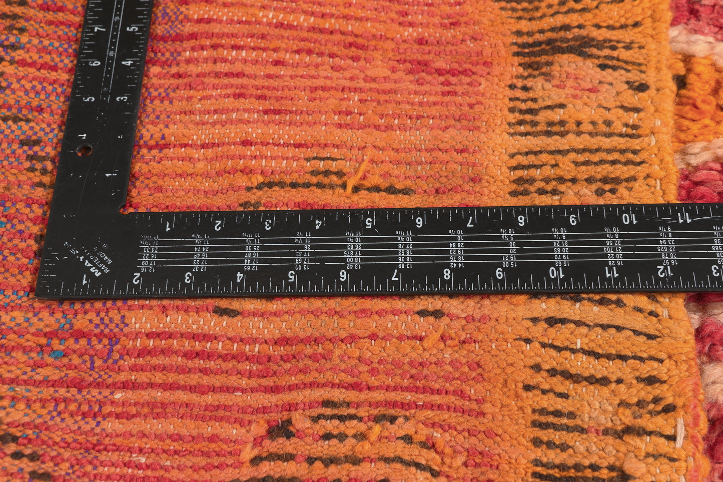 4 x 7 - Red Vintage Boujad Moroccan Rug - 22011