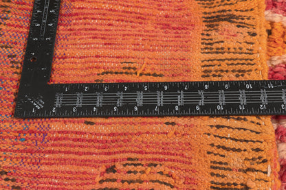 4 x 7 - Red Vintage Boujad Moroccan Rug - 22011