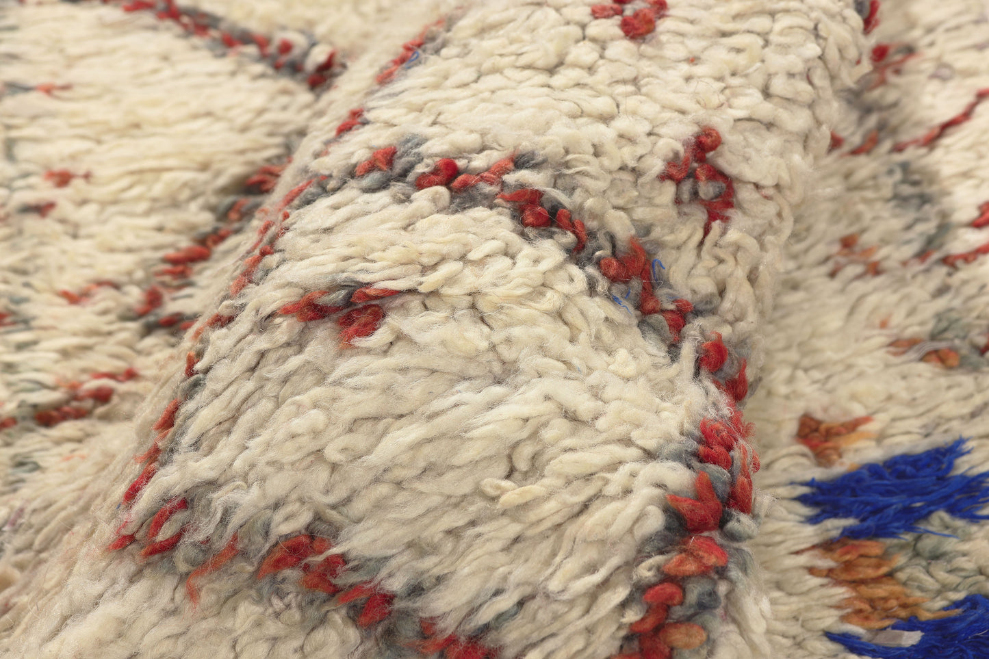 3 x 9 - Ivory Vintage Azilal Moroccan Rug - 22012
