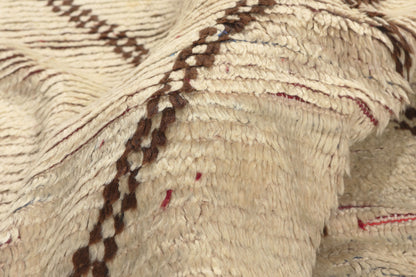 5 x 9 - Ivory Vintage Azilal Moroccan Rug - 22014